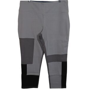 WOMEN WITH CONTROL Patchwork Prime Stretch Straight Leg Pull On Jeans XL Petite